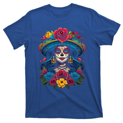 De Los Muertos La Catrina Sugar Skull Day Of The Dead T-Shirt