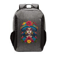 De Los Muertos La Catrina Sugar Skull Day Of The Dead Vector Backpack