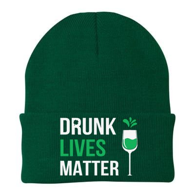 Drink Lives Matter Funny Patricks Day Knit Cap Winter Beanie