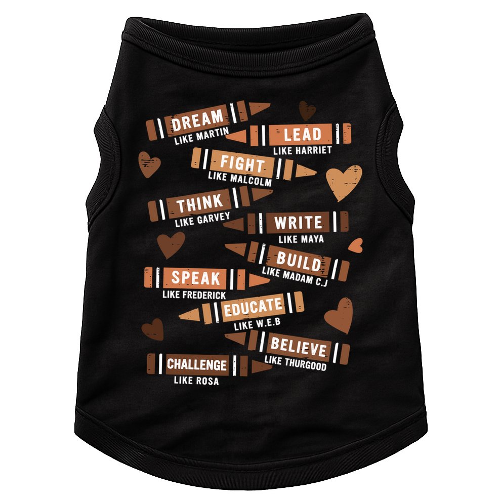 Dream Like Martin Cool Gift Black History Leaders African Great Gift Doggie Tank
