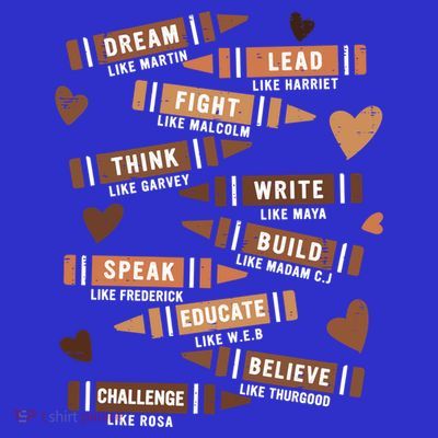 Dream Like Martin Cool Gift Black History Leaders African Great Gift T-Shirt