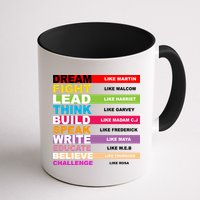 Dream Like Martin Fight Like Malcom Black History Month Mug