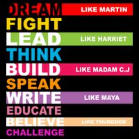 Dream Like Martin Fight Like Malcom Black History Month Mug