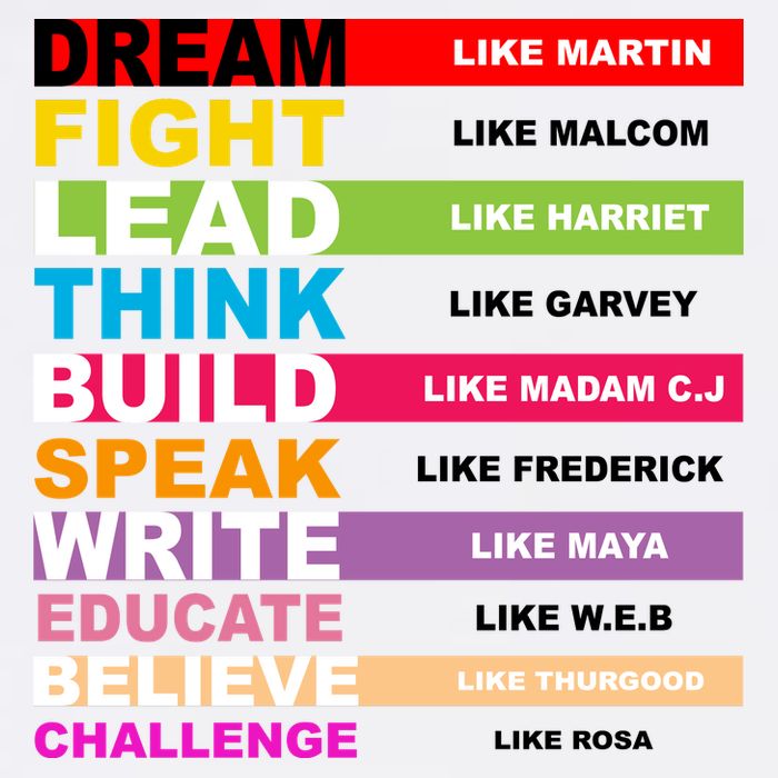 Dream Like Martin Fight Like Malcom Black History Month Garment-Dyed Sweatshirt