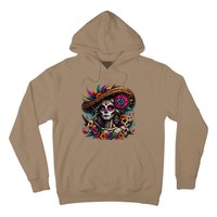 De Los Muertos La Catrina Day Of The Dead Sugar Skull Women Hoodie