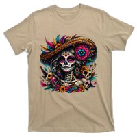 De Los Muertos La Catrina Day Of The Dead Sugar Skull Women T-Shirt