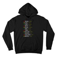 Dream Like Martin Lead Like Harriet Black History Month Hoodie