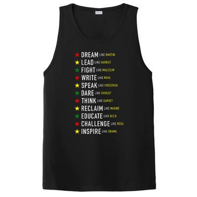 Dream Like Martin Lead Like Harriet Black History Month PosiCharge Competitor Tank