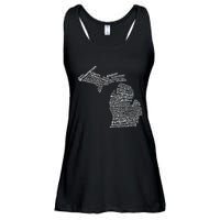 Drink Local Michigan Breweries Ladies Essential Flowy Tank