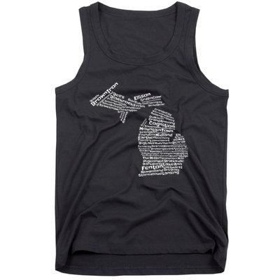 Drink Local Michigan Breweries Tank Top