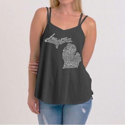 Drink Local Michigan Breweries Women's Strappy Tank