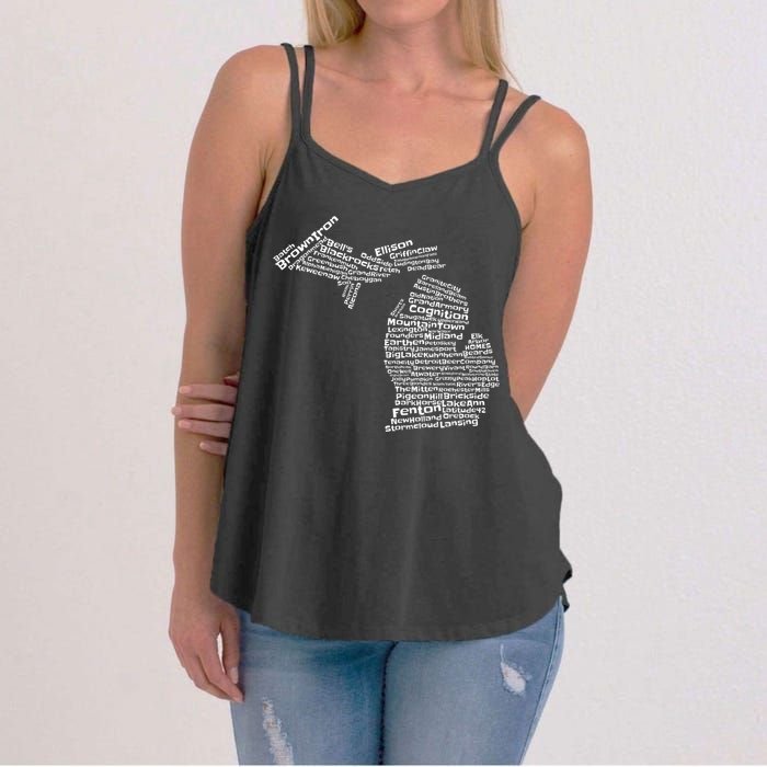 Drink Local Michigan Breweries Women's Strappy Tank