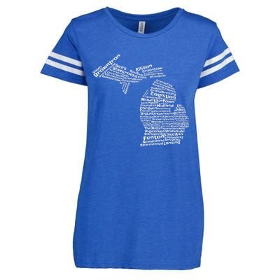 Drink Local Michigan Breweries Enza Ladies Jersey Football T-Shirt