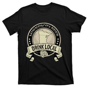 Drink Local Minnesota Craft Beer Mn Brewers & Breweries T-Shirt