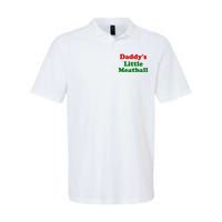 Daddys Little Meatball Funny Italian Joke Softstyle Adult Sport Polo