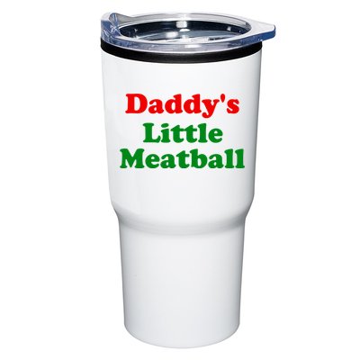Daddys Little Meatball Funny Italian Joke Tumbler