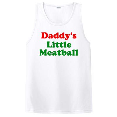 Daddys Little Meatball Funny Italian Joke PosiCharge Competitor Tank