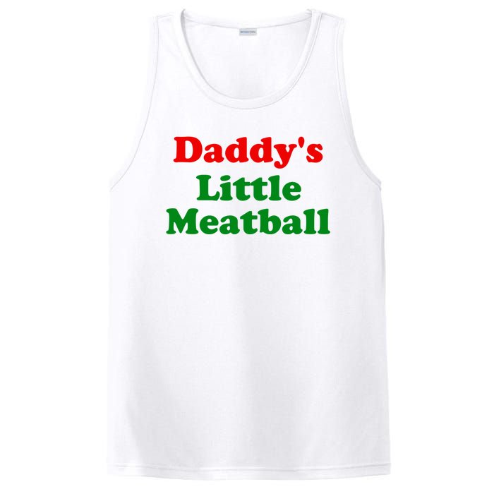 Daddys Little Meatball Funny Italian Joke PosiCharge Competitor Tank