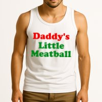 Daddys Little Meatball Funny Italian Joke Tank Top