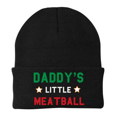 Daddy Little Meatball Italian Mom Sayings Boy Kids Girl Gift Beanie