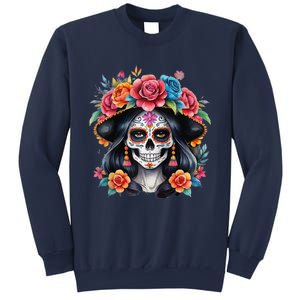 De Los Muertos La Catrina Sugar Skull Women Day Of The Dead Sweatshirt