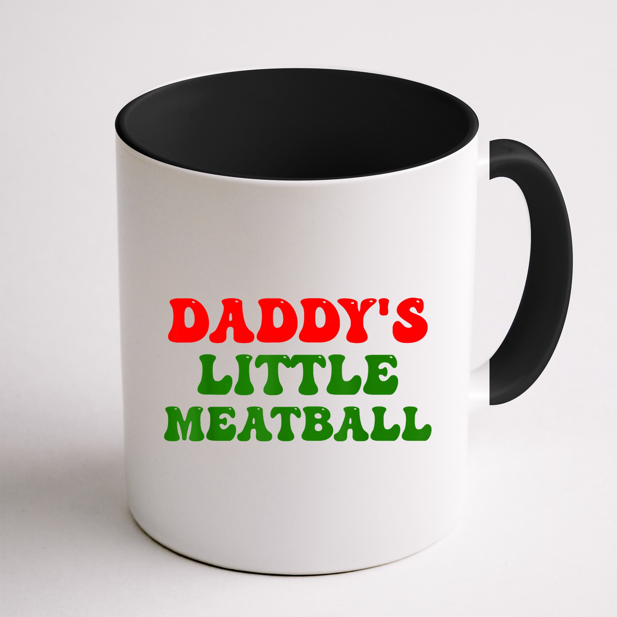 Daddys Little Meatball Funny Italian Dad Joke Mug