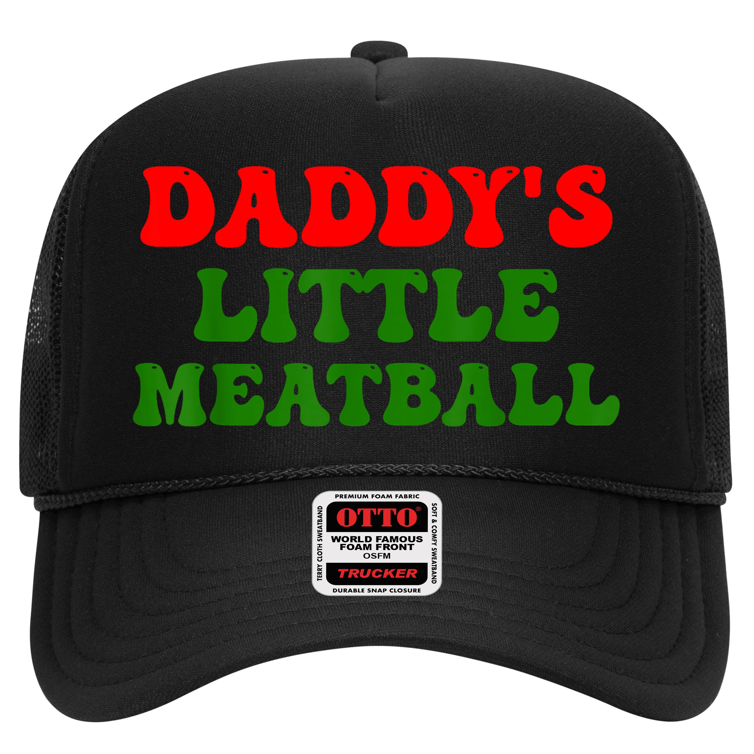 Daddys Little Meatball Funny Italian Dad Joke Hat