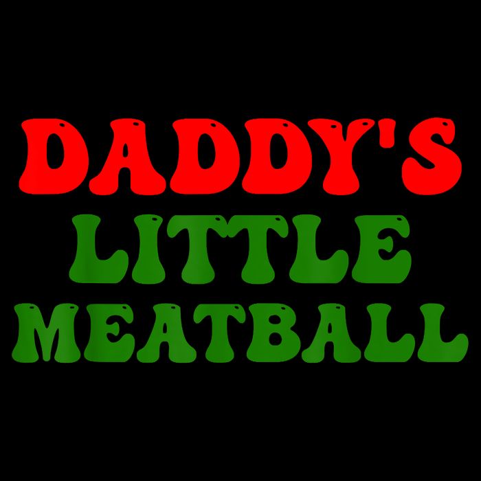 Daddys Little Meatball Funny Italian Dad Joke Tank Top