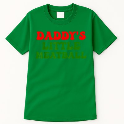 Daddys Little Meatball Funny Italian Dad Joke Tall T-Shirt