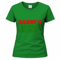 Daddys Little Meatball Funny Italian Dad Joke Women's T-Shirt