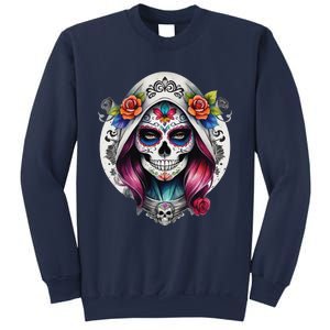 De Los Muertos La Catrina Sugar Skull Women Day Of The Dead Sweatshirt