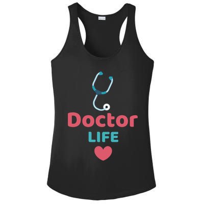 Doctor Life Medical Profession Doctors Design Medicine Gift Ladies PosiCharge Competitor Racerback Tank