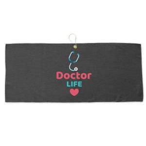 Doctor Life Medical Profession Doctors Design Medicine Gift Large Microfiber Waffle Golf Towel