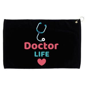 Doctor Life Medical Profession Doctors Design Medicine Gift Grommeted Golf Towel