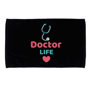 Doctor Life Medical Profession Doctors Design Medicine Gift Microfiber Hand Towel