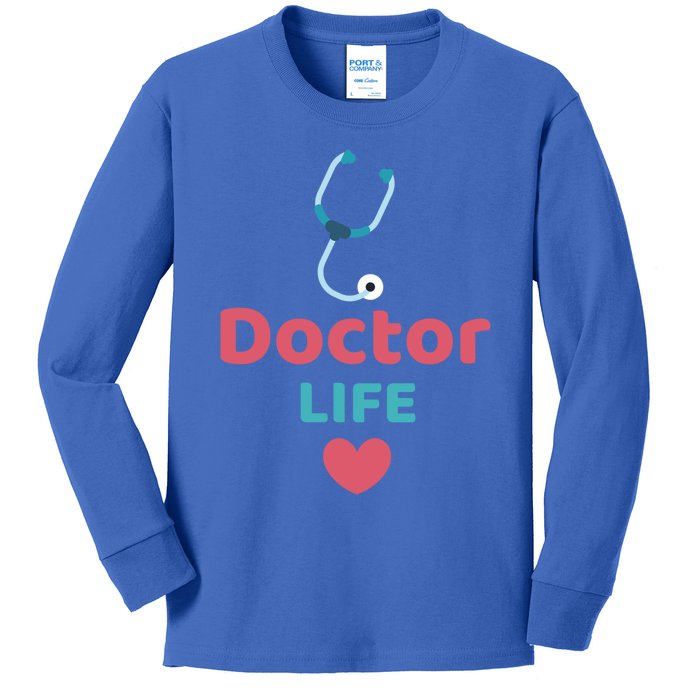 Doctor Life Medical Profession Doctors Design Medicine Gift Kids Long Sleeve Shirt