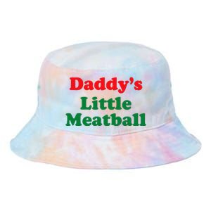 Daddy Little Meatball Italian Funny Tie Dye Newport Bucket Hat