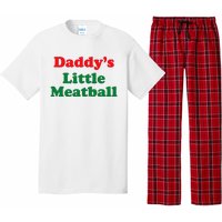 Daddy Little Meatball Italian Funny Pajama Set