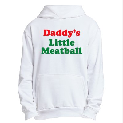 Daddy Little Meatball Italian Funny Urban Pullover Hoodie