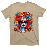 De Los Muertos La Catrina Day Of The Dead Sugar Skull Women T-Shirt