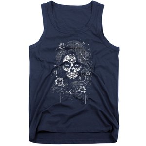 De Los Muertos La Catrina Day Of The Dead Sugar Skull Women Tank Top