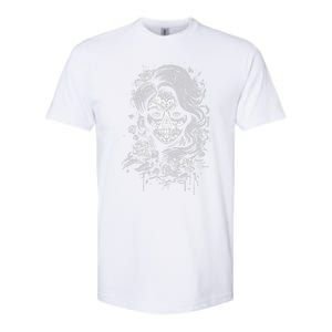 De Los Muertos La Catrina Day Of The Dead Sugar Skull Women Softstyle CVC T-Shirt