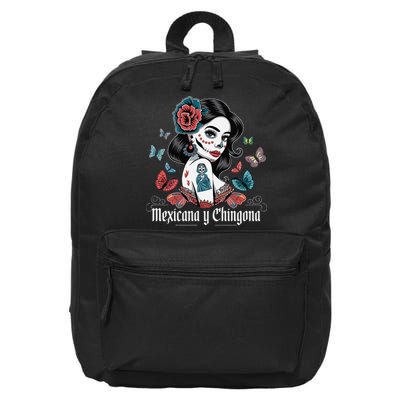 De Los Muertos La Catrina Day Of The Dead Sugar Skull Women 16 in Basic Backpack