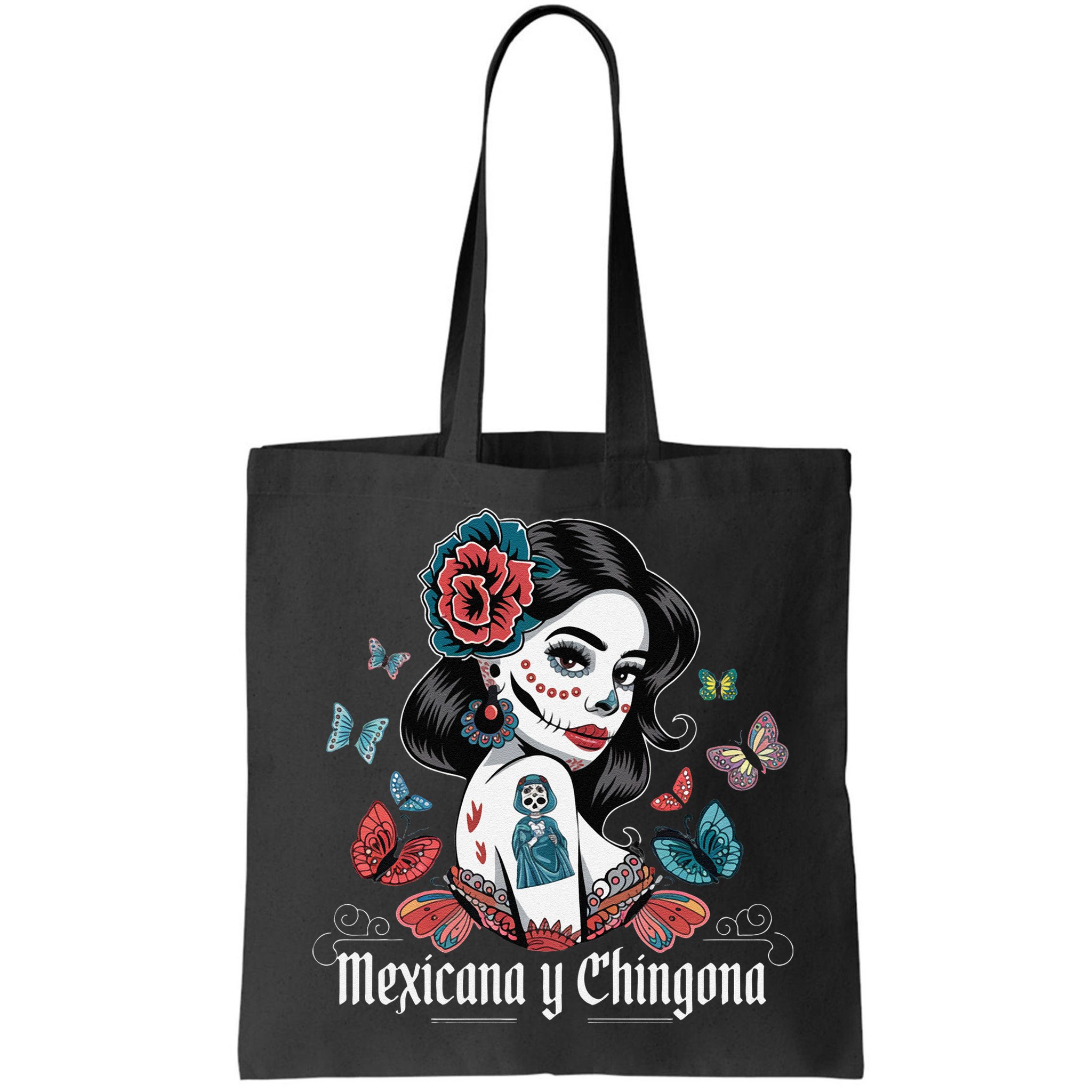 De Los Muertos La Catrina Day Of The Dead Sugar Skull Women Bag