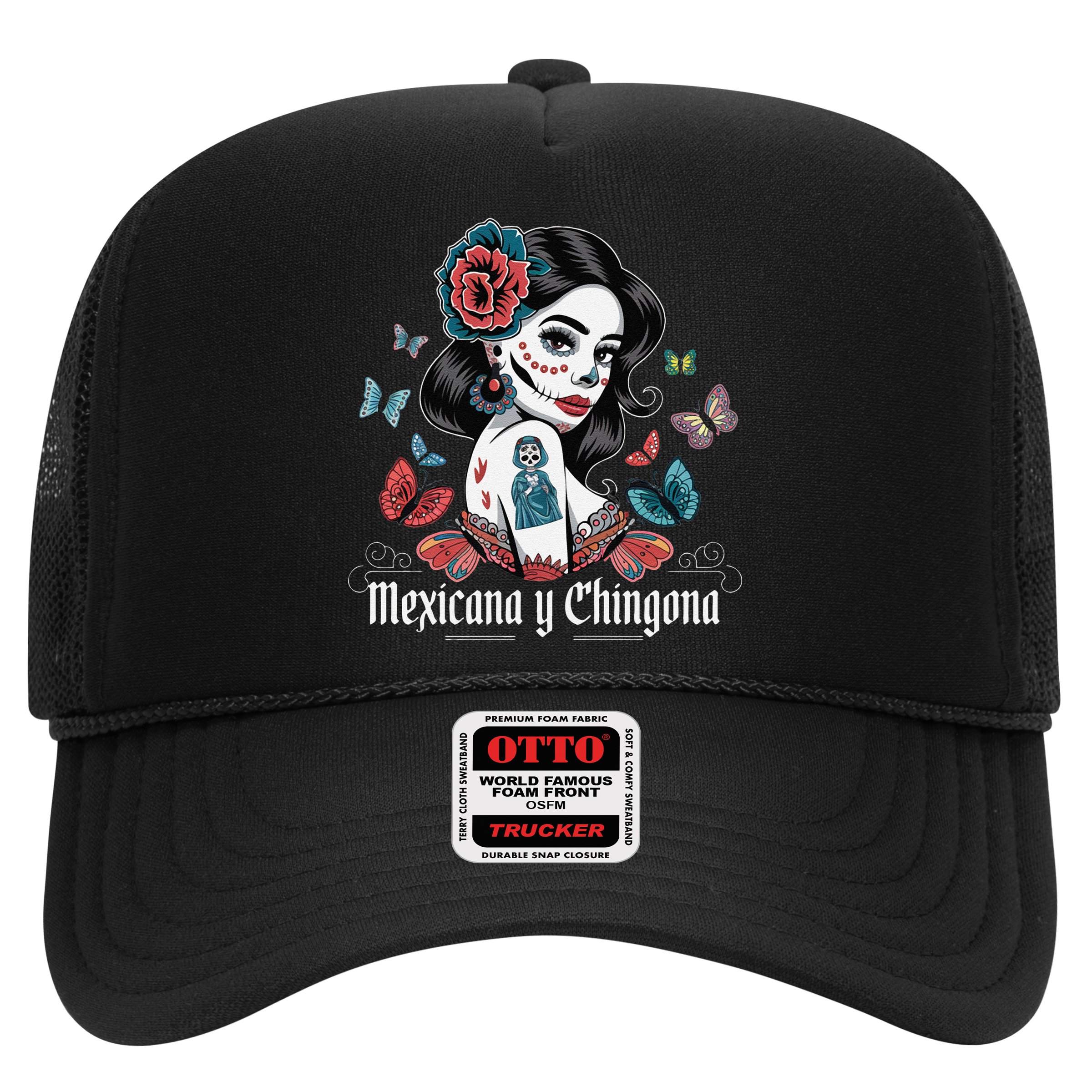 De Los Muertos La Catrina Day Of The Dead Sugar Skull Women Hat