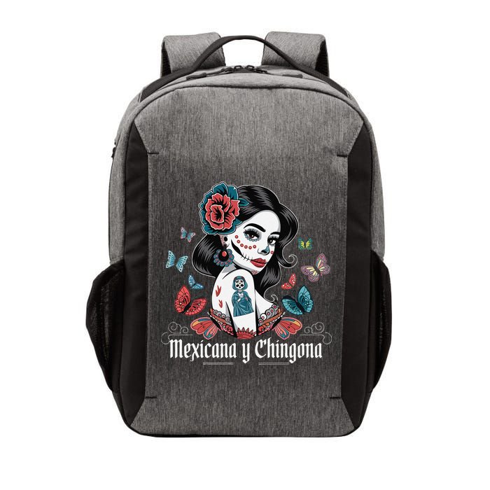 De Los Muertos La Catrina Day Of The Dead Sugar Skull Women Vector Backpack