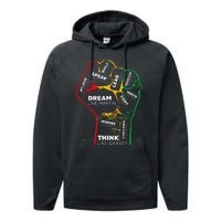 Dream Like Martin Lead Like Harriet Black History Month Performance Fleece Hoodie