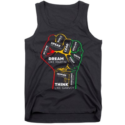 Dream Like Martin Lead Like Harriet Black History Month Tank Top