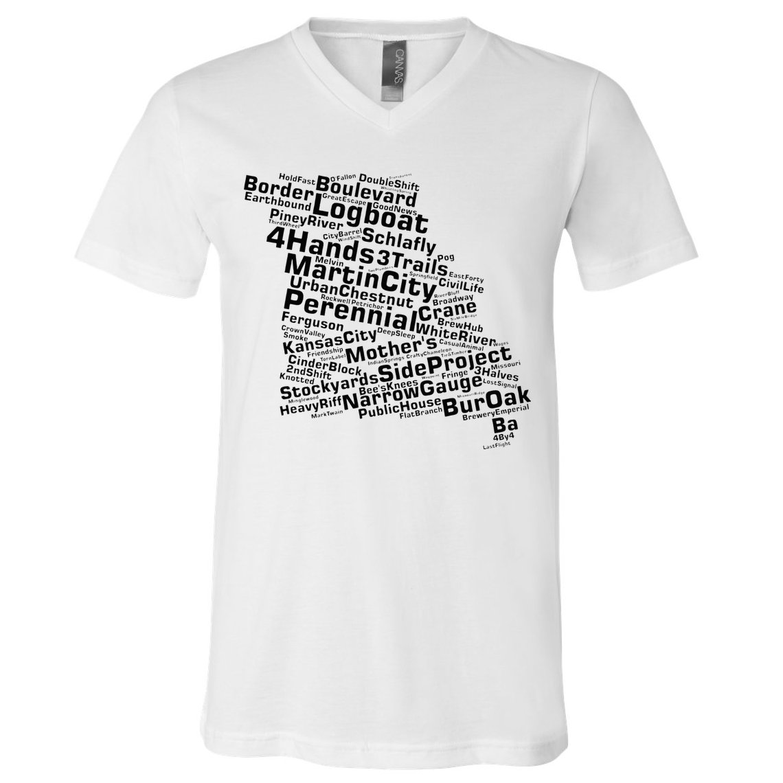 Drink Local Missouri Breweries V-Neck T-Shirt