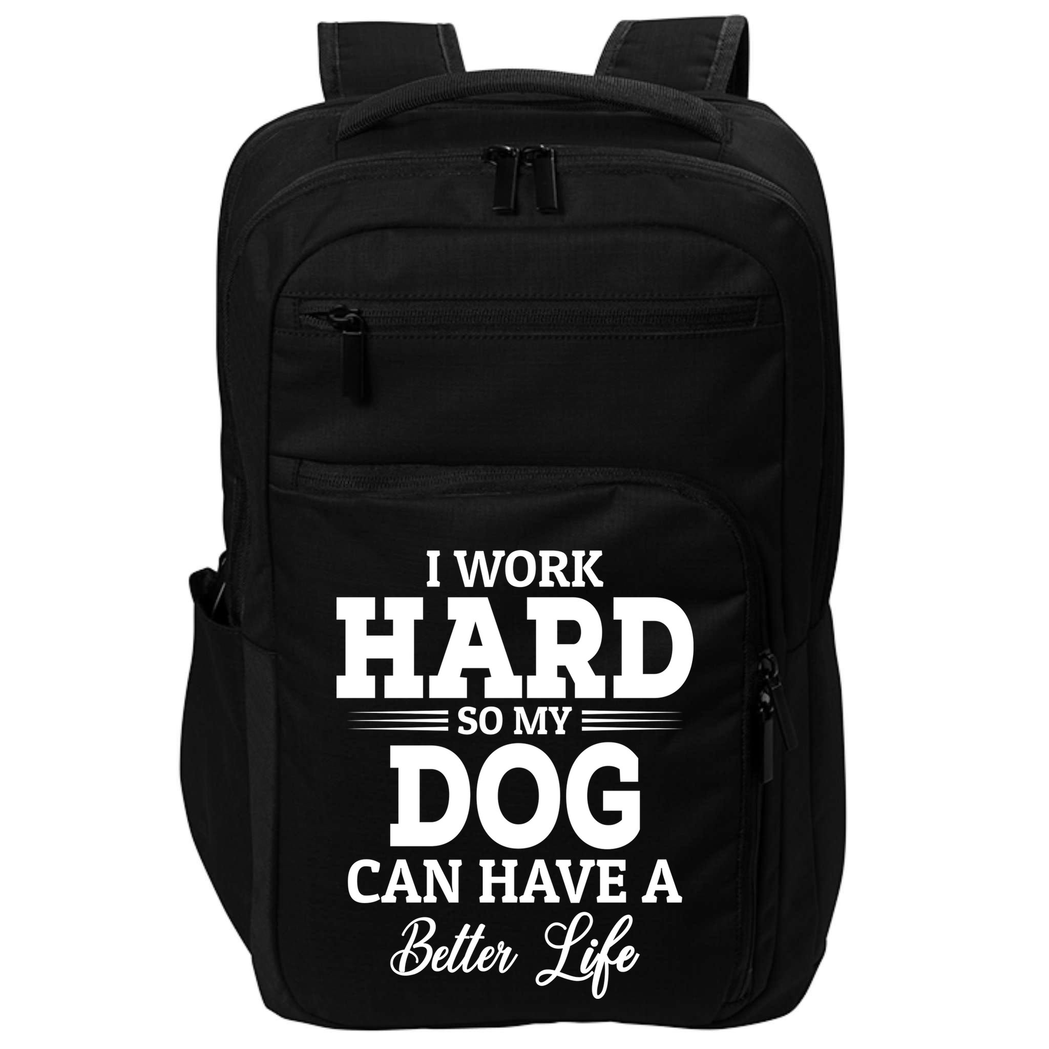 Dog Lovers Motivation Quote Impact Tech Backpack